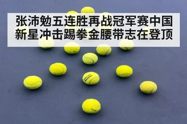 张沛勉五连胜再战冠军赛中国新星冲击踢拳金腰带志在登顶